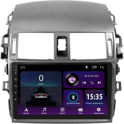 Штатна магнітола SIGMA E9232 ANDROID 10 2+32 Gb Toyota Corolla 10 E140 E150 2006-2013 (A) 9"