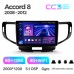 Штатна магнітола Teyes CC3 6+128 Gb з коловим оглядом 360° Honda Accord 8 2008-2012 9" 2k