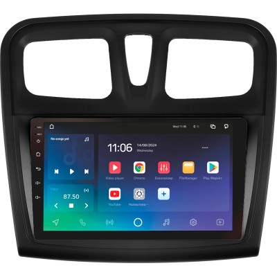 Штатна магнітола SIGMA PRO 9432 ANDROID 10 4+32 Gb 4G DSP Renault Logan 2 2012-2022 Sandero 2 2013-2022 (F1) (B) 9" (L1)
