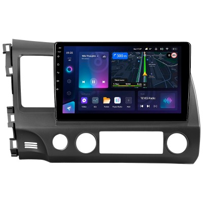 Штатна магнітола Teyes CC3L 4+64 Gb Honda Civic 8 FK FN FD 2005-2012 10"