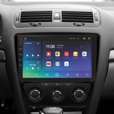 Штатна магнітола SIGMA X10464 ANDROID 10 4+64 Gb 4G DSP Skoda Octavia 2 A5 2008-2013 10" black