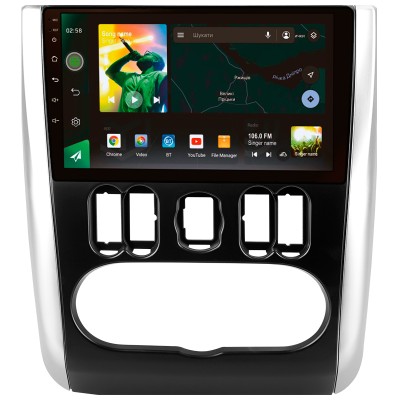Штатна магнітола SIGMA X9464 ANDROID 10 4+64 Gb 4G DSP Nissan Almera 3 G15 2012-2019 (F2) 9"