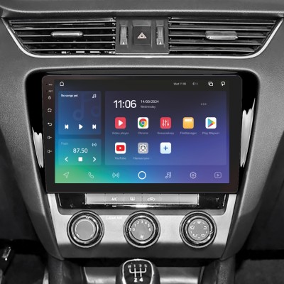Штатна магнітола SIGMA X10432 ANDROID 10 4+32 Gb 4G DSP Skoda Octavia 3 A7 2013-2018 (A) 10"