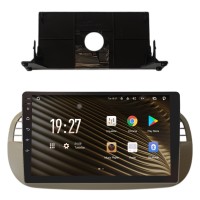 Штатна магнітола SIGMA S9432 ANDROID 10 4+32 Gb 4G DSP Fiat 500 2007-2015 Beige 9"