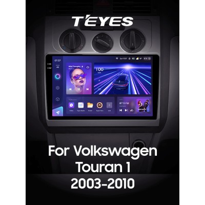 Штатна магнітола Teyes CC3 4+32 Gb Volkswagen Touran 1 2003-2010 (F2) 10" 2k