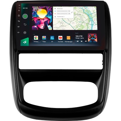 Штатна магнітола SIGMA PRO 9464 ANDROID 10 4+64 Gb 4G DSP Renault Duster 1 2010-2015 For Nissan terrano 3 2014-2022 9"