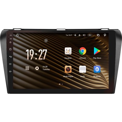 Штатна магнітола SIGMA S9432 ANDROID 10 4+32 Gb 4G DSP Mazda 3 1 BK 2003-2009 9"