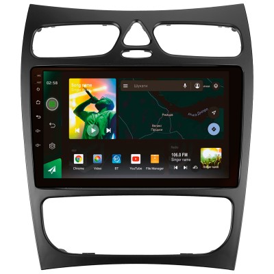 Штатна магнітола SIGMA X9464 ANDROID 10 4+64 Gb 4G DSP Mercedes Benz CLK Class C209 A209 (F2) 2002-2005 9" (L1)