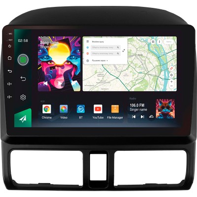 Штатна магнітола SIGMA PRO 9464 ANDROID 10 4+64 Gb 4G DSP Honda CR-V 2 CRV 2001-2006 9"