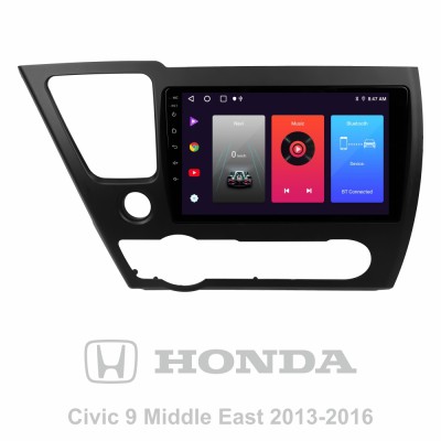 Штатна магнітола SIGMA F9216 ANDROID 10 2+32 Gb Honda Civic 9 Middle East 2013-2016 9" (L1)