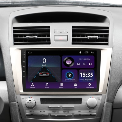 Штатна магнітола SIGMA E9232 ANDROID 10 2+32 Gb Toyota Camry 6 XV 40 50 2006-2011 (F1) 9"
