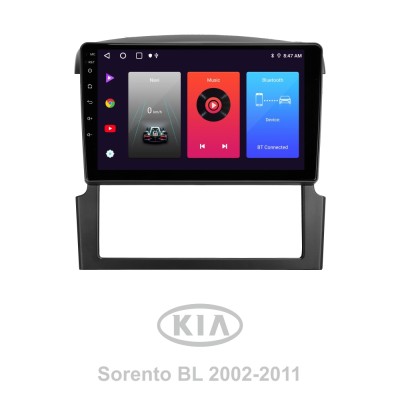 Штатна магнітола SIGMA F9216 ANDROID 10 2+32 Gb Kia Sorento BL 2002 - 2011 9"