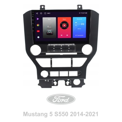 Штатна магнітола SIGMA F9216 ANDROID 10 2+32 Gb Ford Mustang VI S550 (F1) 2014-2023 9" (L1)