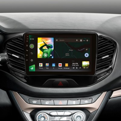 Штатна магнітола SIGMA X9464 ANDROID 10 4+64 Gb 4G DSP LADA Vesta Cross Sport (F1) 2015-2022 9"