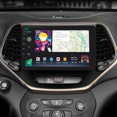 Штатна магнітола SIGMA PRO 10464 ANDROID 10 4+64 Gb 4G DSP Jeep Cherokee 5 KL 2014-2018 10"