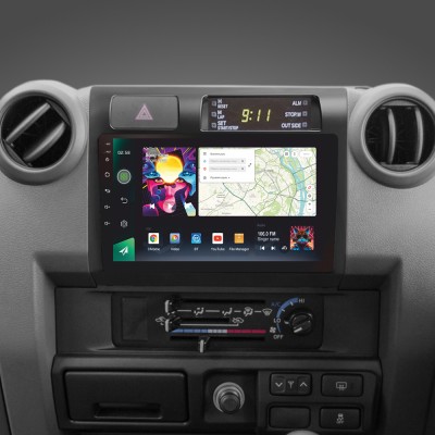 Штатна магнітола SIGMA PRO 9464 ANDROID 10 4+64 Gb 4G DSP Toyota Land Cruiser 70 Series LC 79 2007-2020 9"
