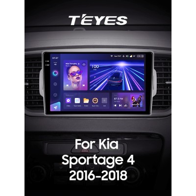 Штатна магнітола Teyes CC3 4+64 Gb Kia Sportage 4 QL 2016-2018 (A) 9" 2k