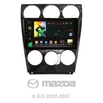 Штатна магнітола SIGMA X9464 ANDROID 10 4+64 Gb 4G DSP Mazda Mazda6 GG 2002-2007 9"