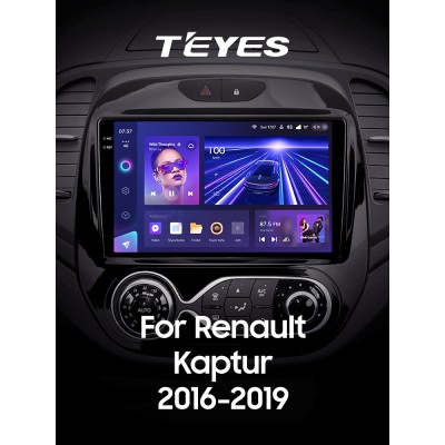 Штатна магнітола Teyes CC3 6+128 Gb з коловим оглядом 360° Renault Kaptur 2016-2019 (F2) 9" 2k