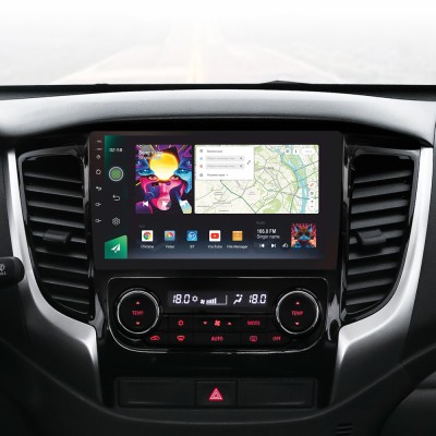 Штатна магнітола SIGMA PRO 9464 ANDROID 10 4+64 Gb 4G DSP Mitsubishi L200 5 (F2) (Automatic air conditioning) 2015-2019 9"