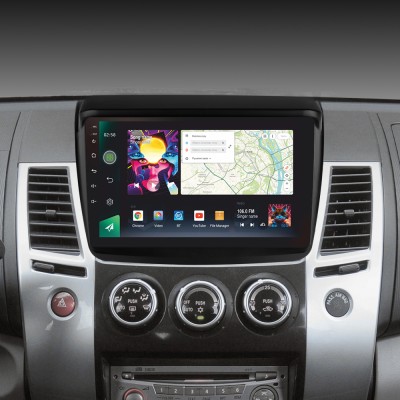 Штатна магнітола SIGMA PRO 9464 ANDROID 10 4+64 Gb 4G DSP Mitsubishi Pajero Sport 2 L200 Triton 2008-2016 9"
