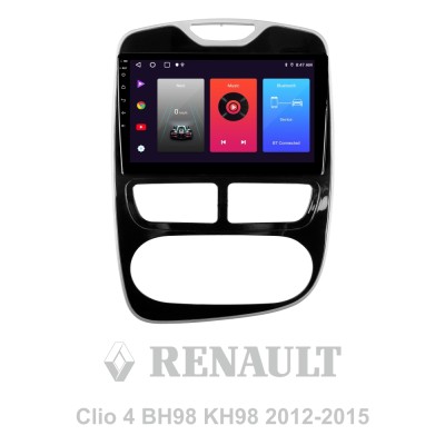 Штатна магнітола SIGMA F10216 ANDROID 10 2+32 Gb Renault Clio 4 BH98 KH98 2012-2015 10" (L1)