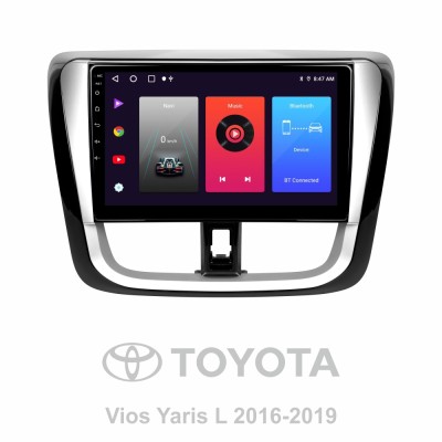 Штатна магнітола SIGMA F10216 ANDROID 10 2+32 Gb Toyota Vios Yaris L 2016-2019 10"