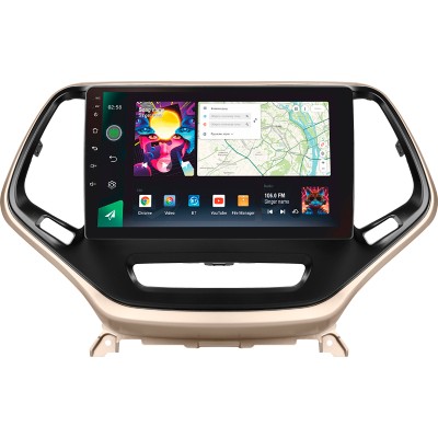 Штатна магнітола SIGMA PRO 10464 ANDROID 10 4+64 Gb 4G DSP Jeep Cherokee 5 KL 2014-2018 10"
