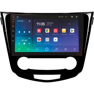 Штатна магнітола SIGMA X10464 ANDROID 10 4+64 Gb 4G DSP Nissan X-Trail X Trail 3 T32 2013-2022- (F1) Manual air conditioning (AB) 10"