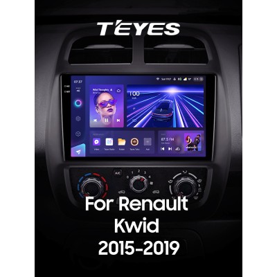 Штатна магнітола Teyes CC3 4+64 Gb Renault KWID 2015-2019 9" 2k (L1)