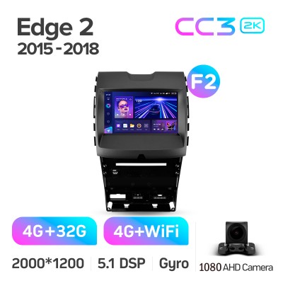 Штатна магнітола Teyes CC3 4+32 Gb Ford Edge 2 2015-2018 (F2) 9" 2k (L1)