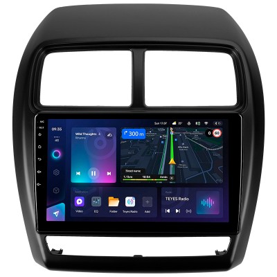 Штатна магнітола Teyes CC3L 4+64 Gb Mitsubishi ASX 1 (Left hand drive) 2016-2023 (A) 9"