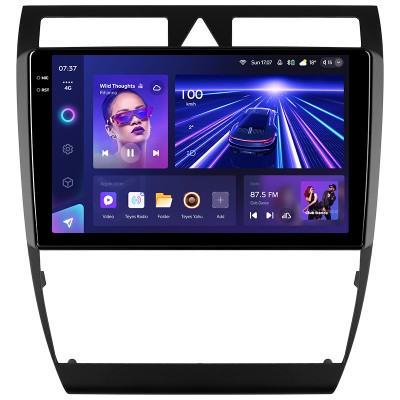 Штатна магнітола Teyes CC3 6+128 Gb з коловим оглядом 360° Audi A6 2 1997-2004 S6 2 1999-2004 RS6 1 2002-2006 9" 2k