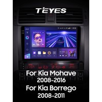 Штатна магнітола Teyes CC3 6+128 Gb Kia Mohave 2008-2016 Borrego 2008-2011 9" 2k