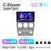 Штатна магнітола Teyes CC3 6+128 Gb з коловим оглядом 360° Citroen C-Elysee 2008-2013 9" 2k