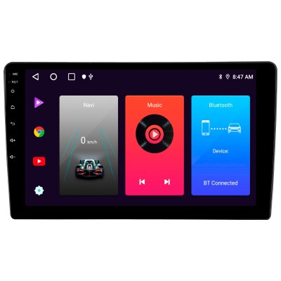 Штатна магнітола SIGMA F9216 ANDROID 10 2+32 Gb Mitsubishi Outlander 1 2002-2008 (F2) 9"