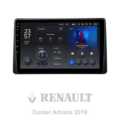 Штатна магнітола Teyes X1 2+32Gb Renault Duster HM 2 2020-2023 (F1) 10"