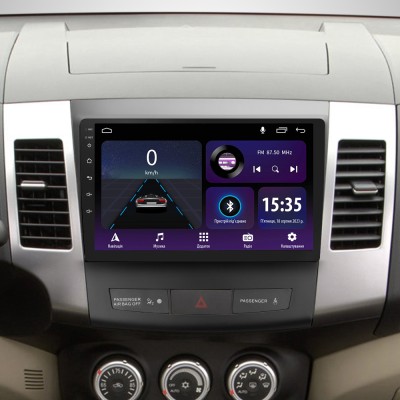 Штатна магнітола SIGMA E9232 ANDROID 10 2+32 Gb Mitsubishi Outlander 2 CW0W 2005-2013 / Citroen C-Crosser 1 2007-2013 / Peugeot 4007 2007-2012 (B) 9"
