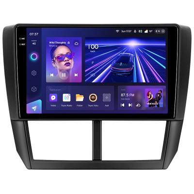 Штатна магнітола Teyes CC3 6+128 Gb Subaru Forester 3 SH 2007-2013 For Subaru Impreza GH GE 2007-2011 9" 2k