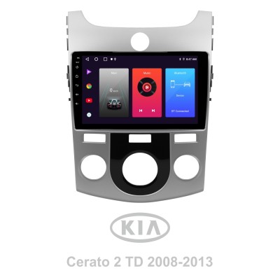 Штатна магнітола SIGMA F9216 ANDROID 10 2+32 Gb Kia Cerato 2 TD 2008-2013 (F1) 9"