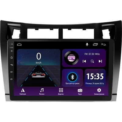 Штатна магнітола SIGMA E9232 ANDROID 10 2+32 Gb Toyota Yaris XP90 2005-2012 (F1) 9"