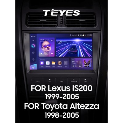 Штатна магнітола Teyes CC3 4+32 Gb Lexus IS200 XE10 1999-2005 For Toyota Altezza XE10 1998-2005 9" 2k (L3)