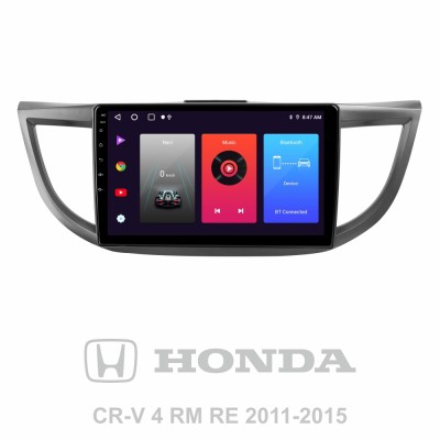 Штатна магнітола SIGMA F10216 ANDROID 10 2+32 Gb Honda CR-V CR-V 4 RM RE 2011-2018 (B) 10"
