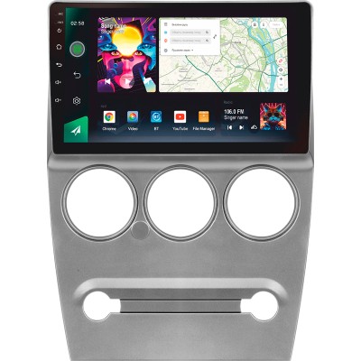 Штатна магнітола SIGMA PRO 9464 ANDROID 10 4+64 Gb 4G DSP Citroen C-Elysee 2008-2013 9"