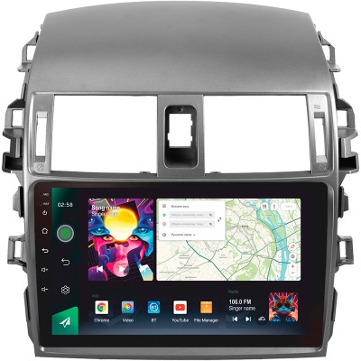 Штатна магнітола SIGMA PRO 9464 ANDROID 10 4+64 Gb 4G DSP Toyota Corolla 10 E140 E150 2006-2013 (A) 9"