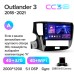 Штатна магнітола Teyes CC3 4+32 Gb Mitsubishi Outlander 3 III GF0W GF0W GG0W 2018 - 2021 10" 2k