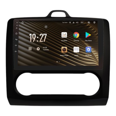 Штатна магнітола SIGMA S9432 ANDROID 10 4+32 Gb 4G DSP Ford FOCUS 2004-2014 AT AC Black 9"