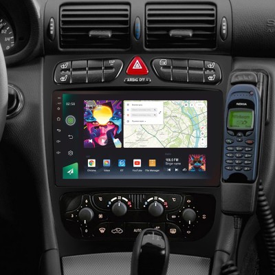 Штатна магнітола SIGMA PRO 9464 ANDROID 10 4+64 Gb 4G DSP Mercedes Benz C Class S203 CL203 W203 (F1) 2000-2004 9" (L1)