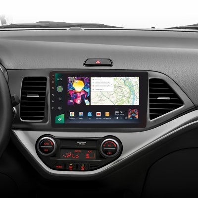 Штатна магнітола SIGMA PRO 9464 ANDROID 10 4+64 Gb 4G DSP Kia Morning 2011-2017 9"