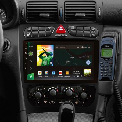 Штатна магнітола SIGMA X9464 ANDROID 10 4+64 Gb 4G DSP Mercedes Benz C Class S203 CL203 W203 (F1) 2000-2004 9" (L1)